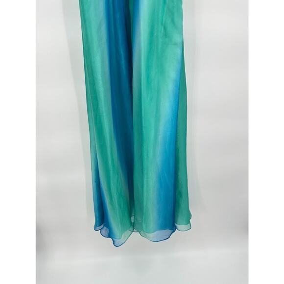 Vintage Cache Sweetheart Backless Jewel Formal Maxi Prom Dress Y2K Fairy Size 10 - Picture 4 of 11